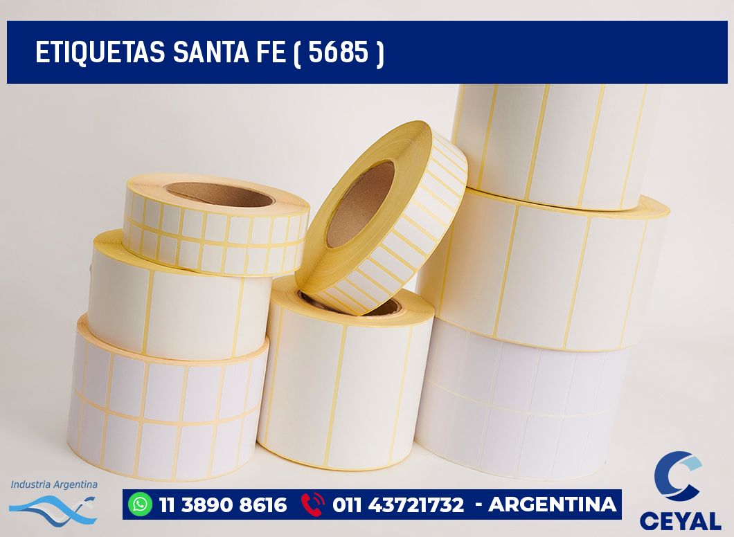 ETIQUETAS SANTA FE ( 5685 )