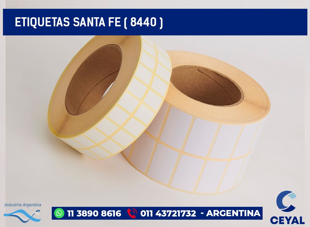 ETIQUETAS SANTA FE ( 8440 )