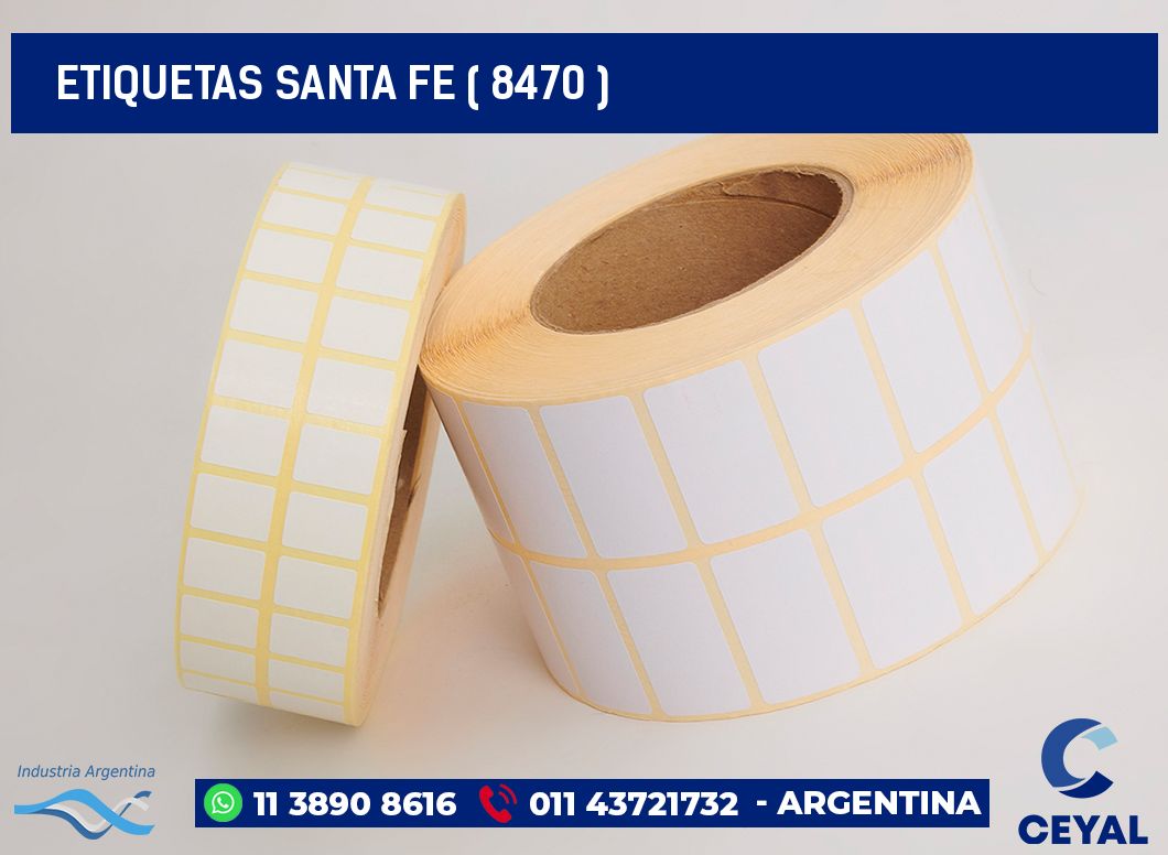 ETIQUETAS SANTA FE ( 8470 )