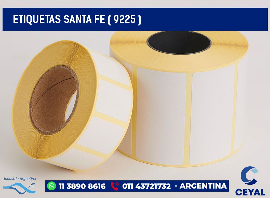 ETIQUETAS SANTA FE ( 9225 )