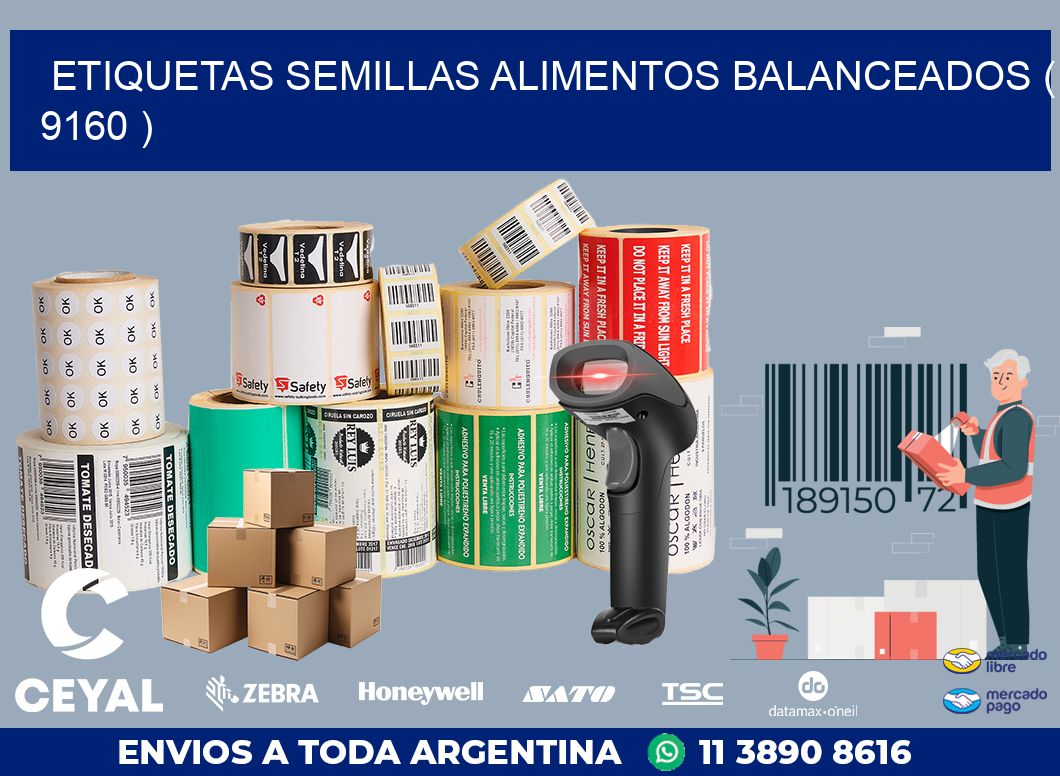 ETIQUETAS SEMILLAS ALIMENTOS BALANCEADOS ( 9160 )