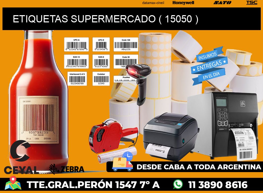 ETIQUETAS SUPERMERCADO ( 15050 )