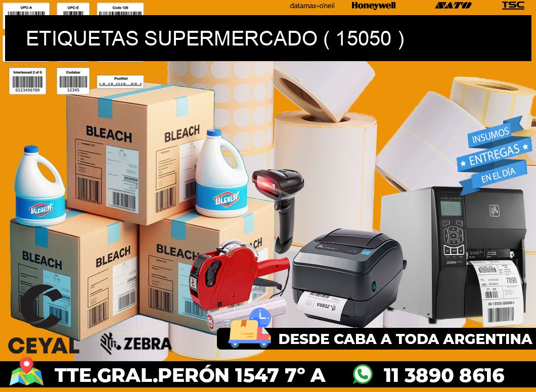 ETIQUETAS SUPERMERCADO ( 15050 )