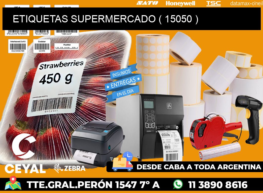 ETIQUETAS SUPERMERCADO ( 15050 )