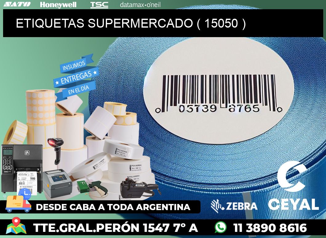 ETIQUETAS SUPERMERCADO ( 15050 )