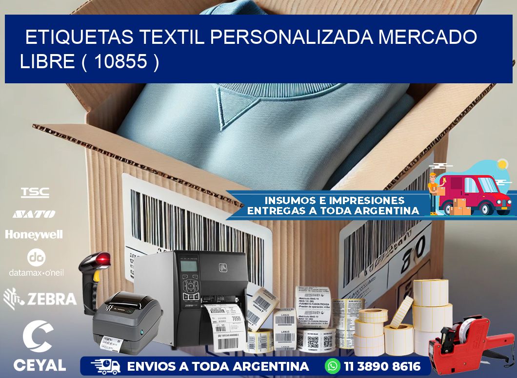 ETIQUETAS TEXTIL PERSONALIZADA MERCADO LIBRE ( 10855 )