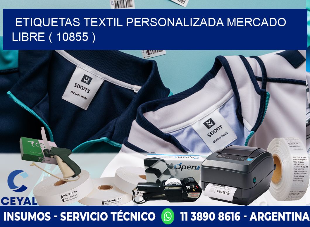 ETIQUETAS TEXTIL PERSONALIZADA MERCADO LIBRE ( 10855 )