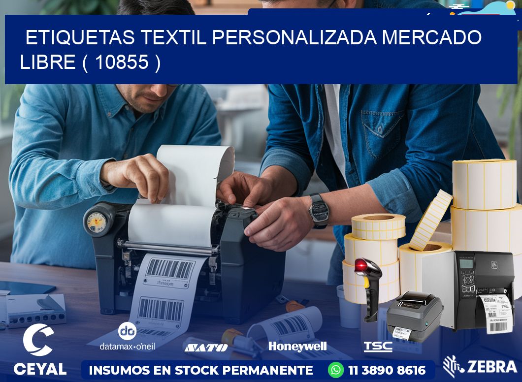 ETIQUETAS TEXTIL PERSONALIZADA MERCADO LIBRE ( 10855 )