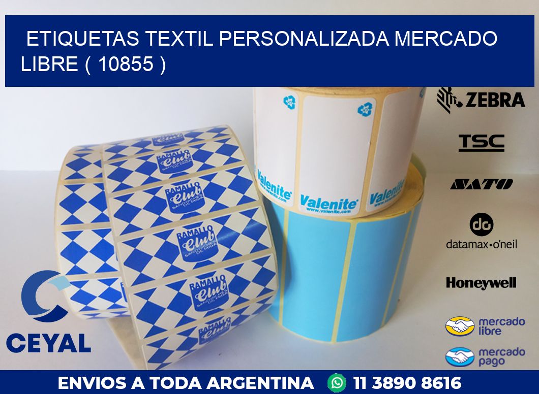 ETIQUETAS TEXTIL PERSONALIZADA MERCADO LIBRE ( 10855 )