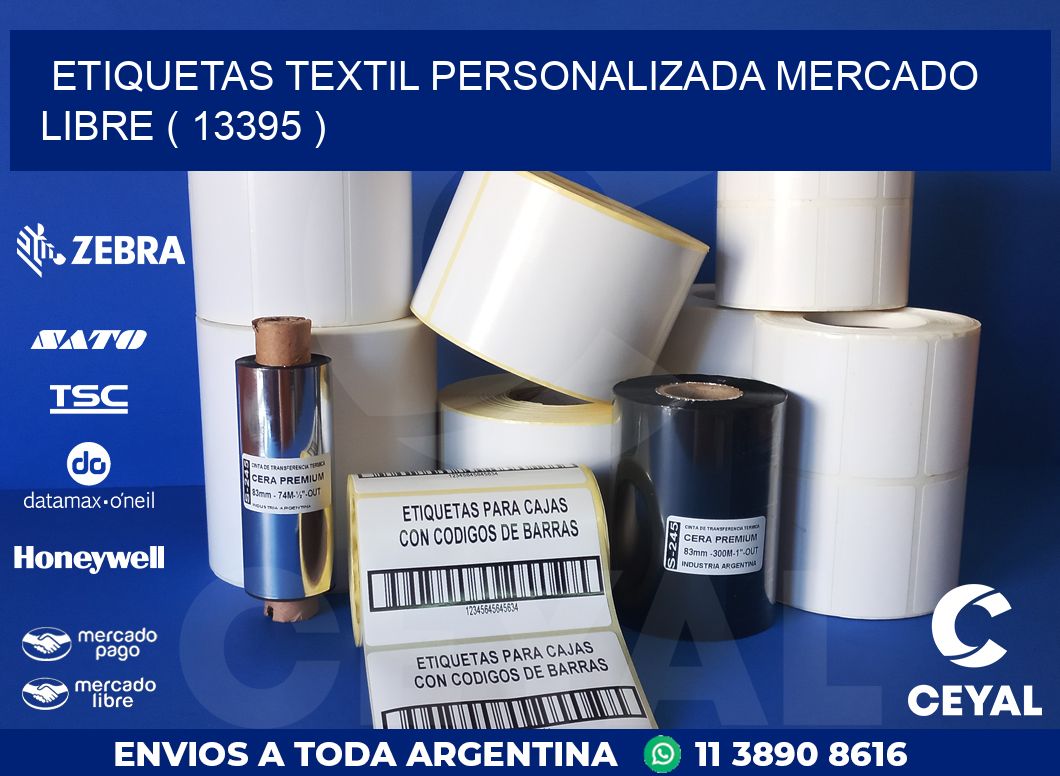 ETIQUETAS TEXTIL PERSONALIZADA MERCADO LIBRE ( 13395 )