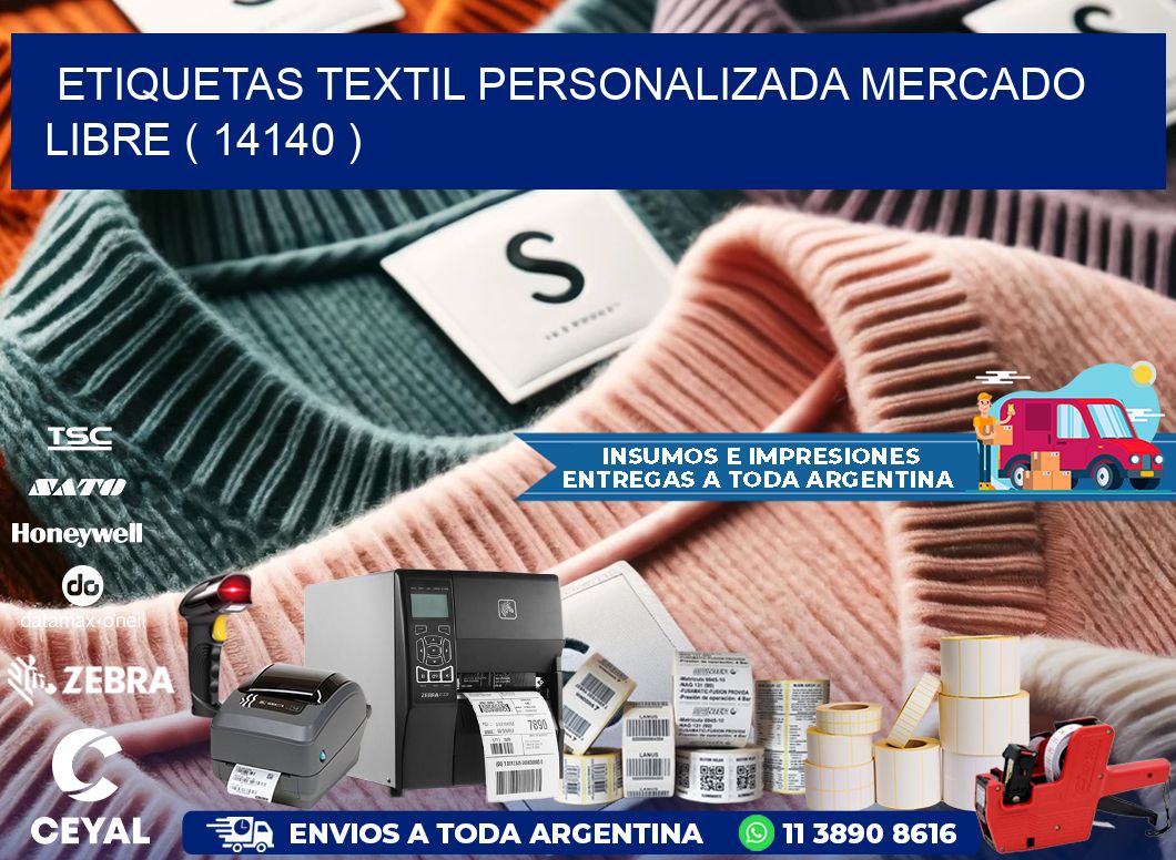 ETIQUETAS TEXTIL PERSONALIZADA MERCADO LIBRE ( 14140 )