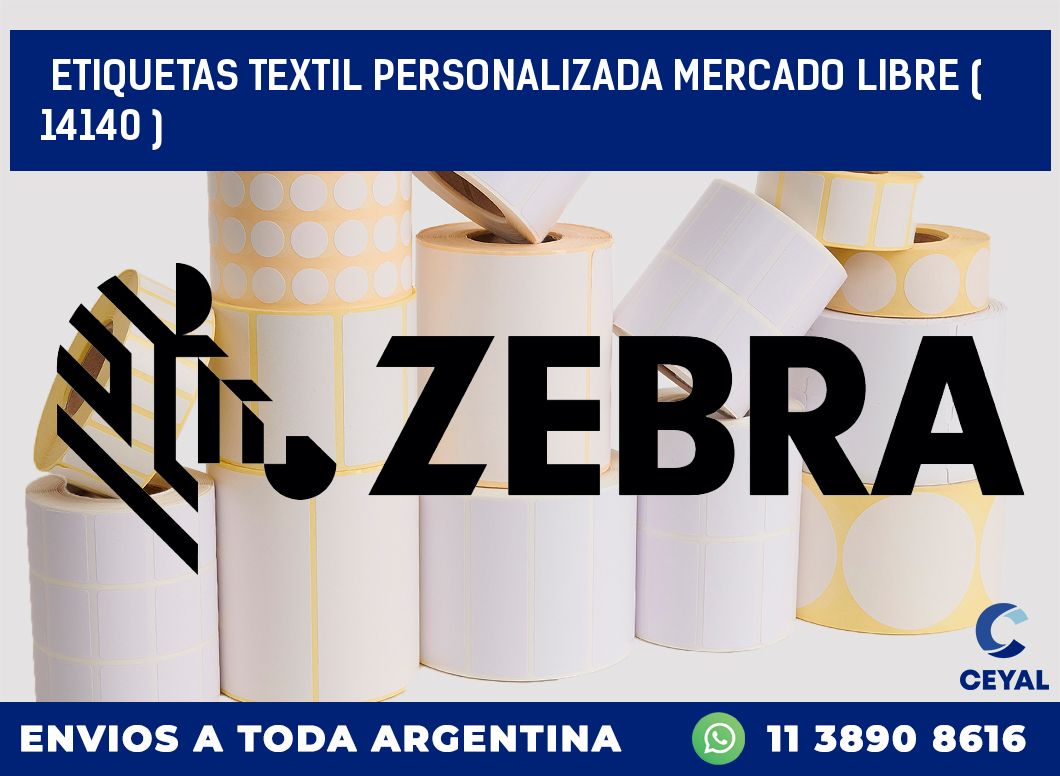 ETIQUETAS TEXTIL PERSONALIZADA MERCADO LIBRE ( 14140 )