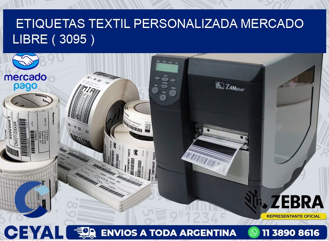 ETIQUETAS TEXTIL PERSONALIZADA MERCADO LIBRE ( 3095 )