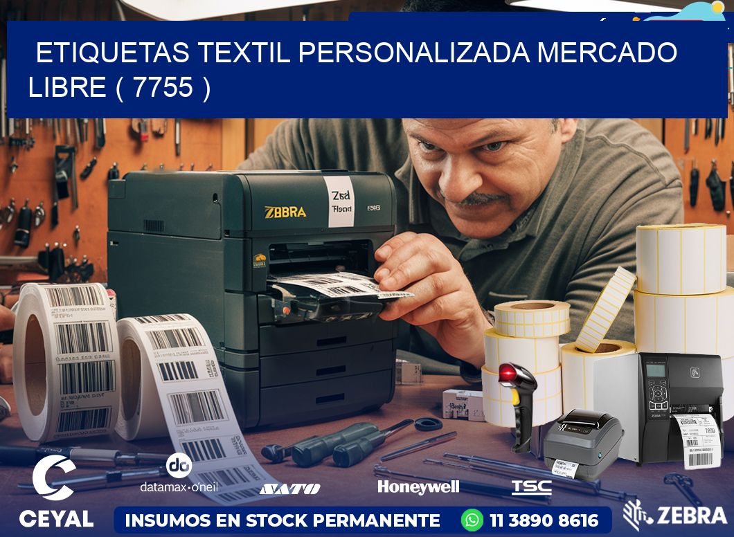 ETIQUETAS TEXTIL PERSONALIZADA MERCADO LIBRE ( 7755 )