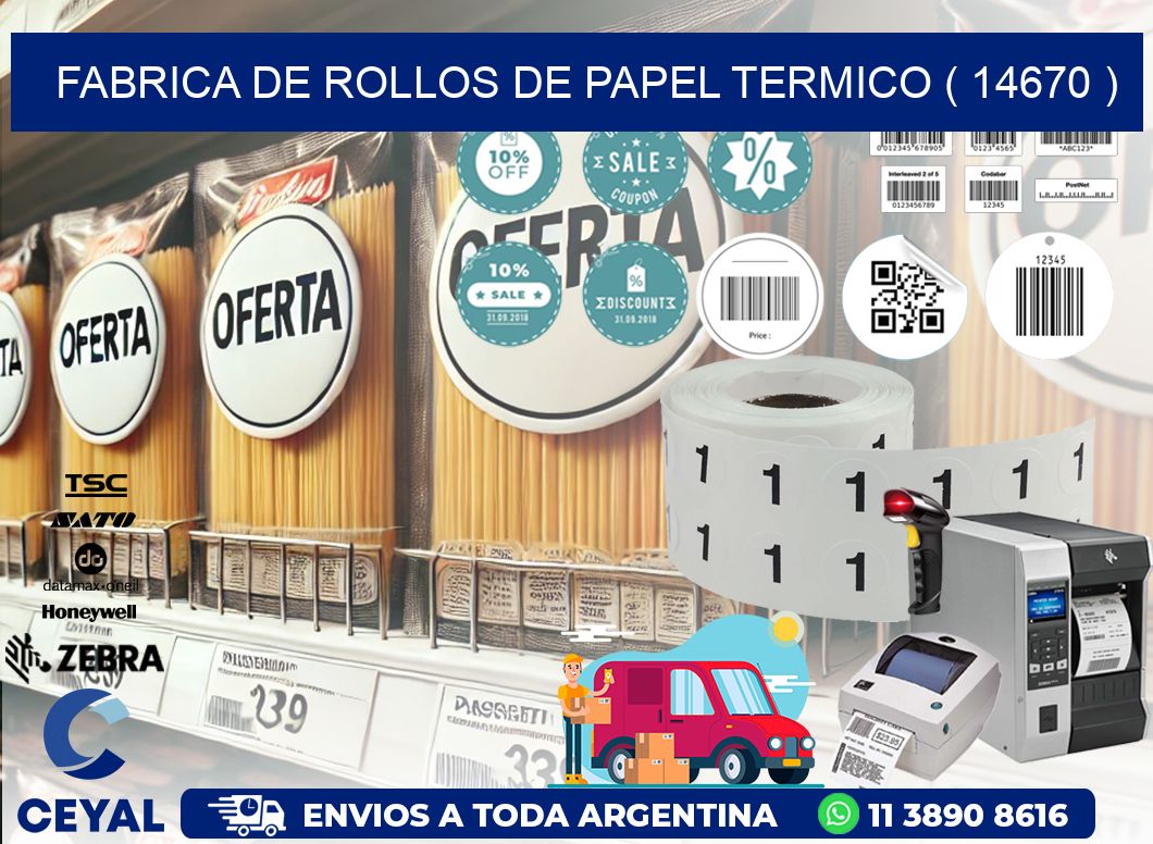 FABRICA DE ROLLOS DE PAPEL TERMICO ( 14670 )