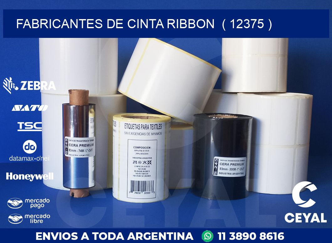 FABRICANTES DE CINTA RIBBON  ( 12375 )