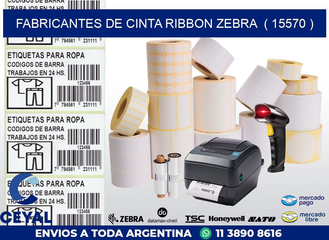 FABRICANTES DE CINTA RIBBON ZEBRA  ( 15570 )