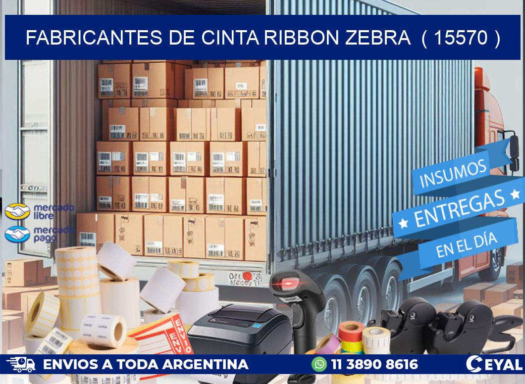 FABRICANTES DE CINTA RIBBON ZEBRA  ( 15570 )