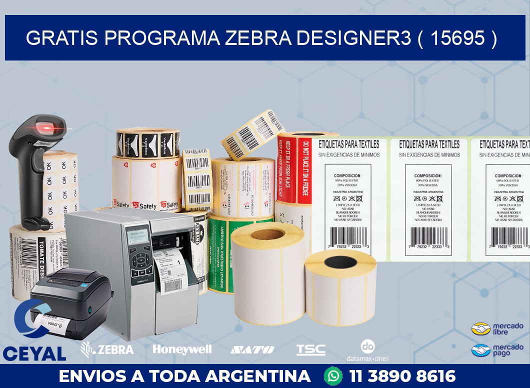 GRATIS PROGRAMA ZEBRA DESIGNER3 ( 15695 )