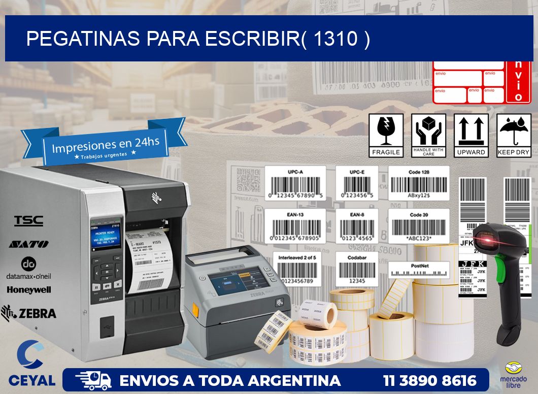 PEGATINAS PARA ESCRIBIR( 1310 )