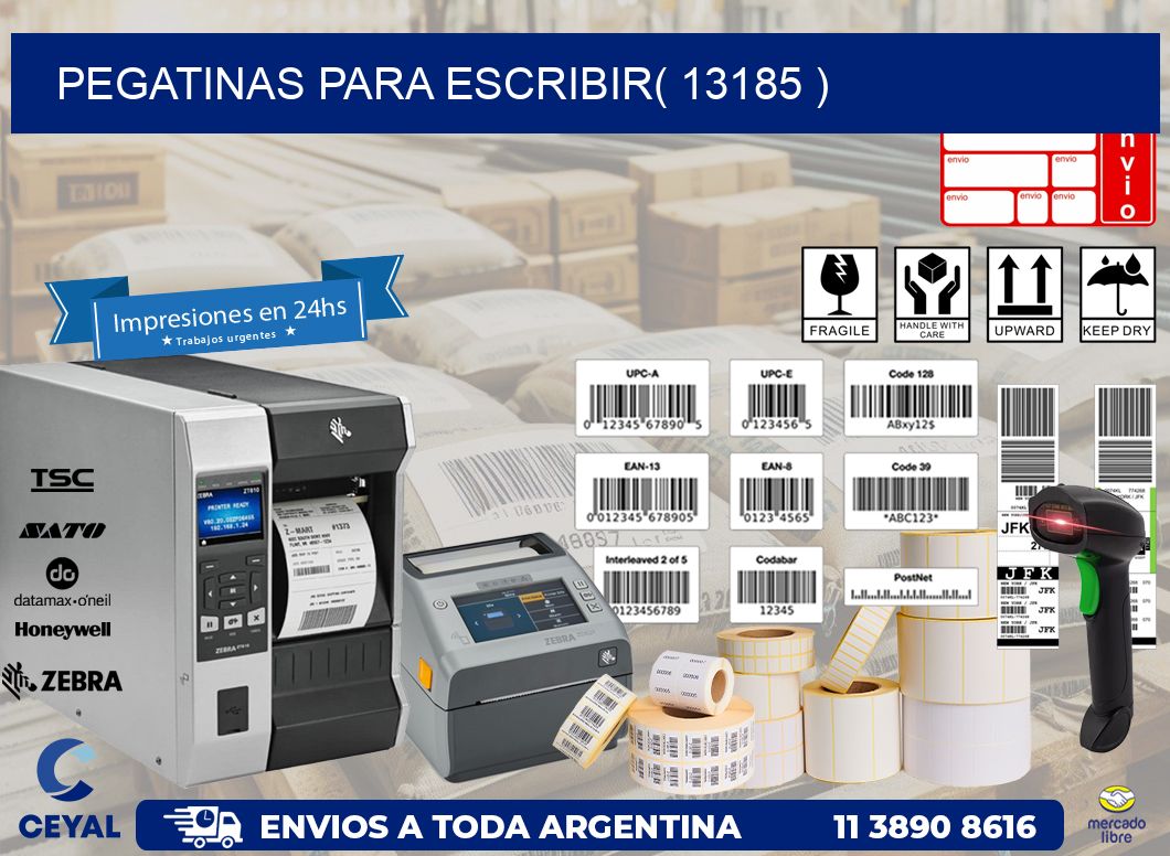 PEGATINAS PARA ESCRIBIR( 13185 )