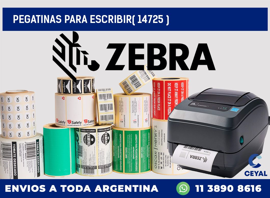 PEGATINAS PARA ESCRIBIR( 14725 )