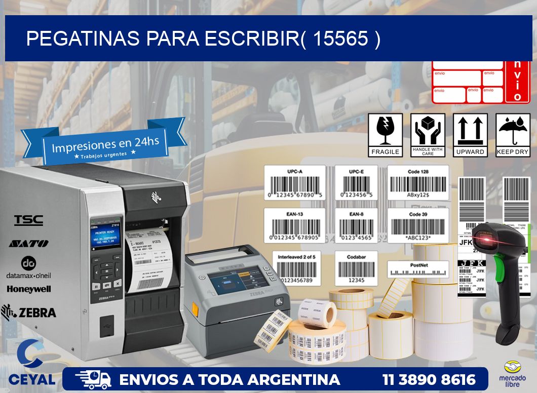 PEGATINAS PARA ESCRIBIR( 15565 )