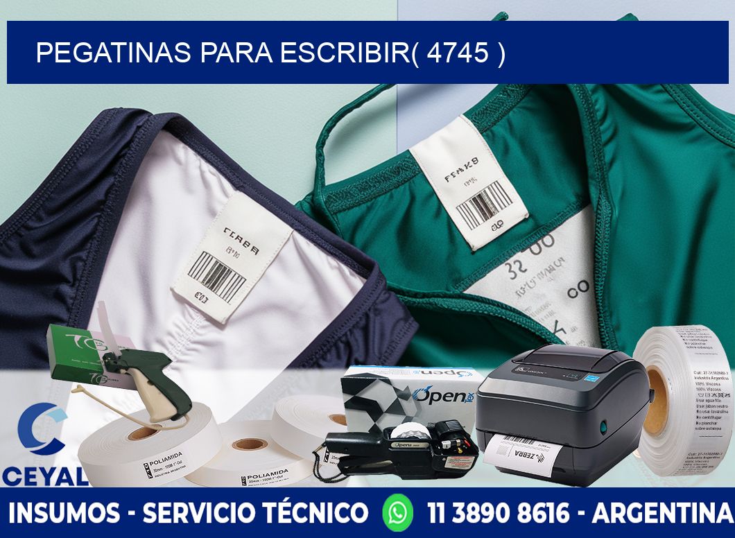 PEGATINAS PARA ESCRIBIR( 4745 )