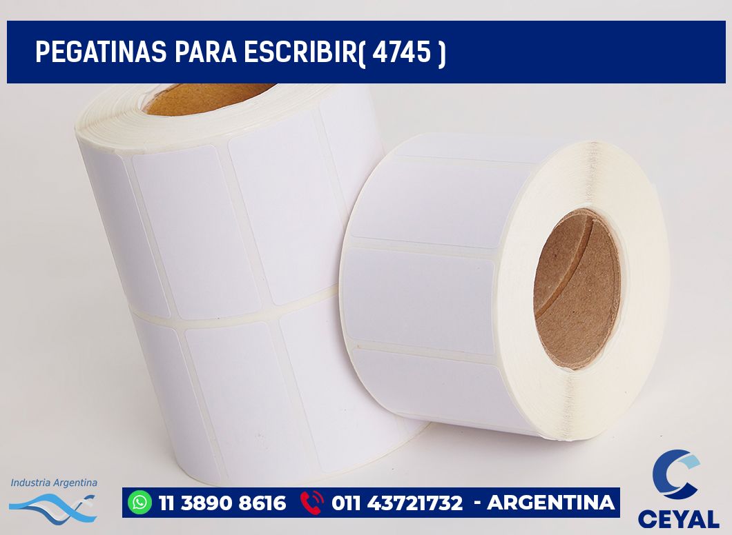 PEGATINAS PARA ESCRIBIR( 4745 )