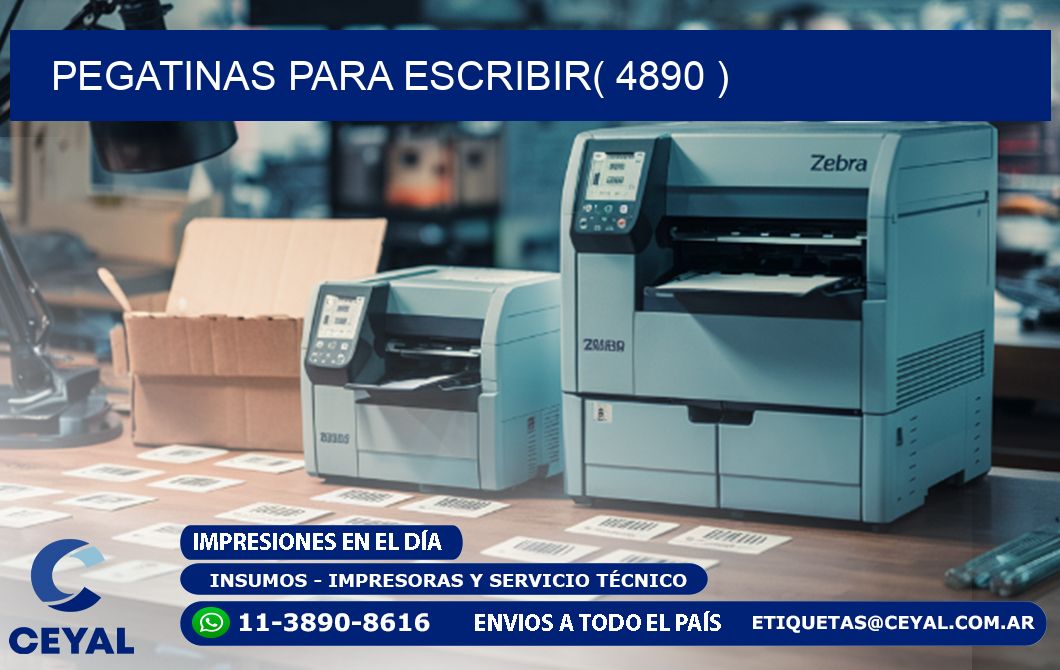 PEGATINAS PARA ESCRIBIR( 4890 )