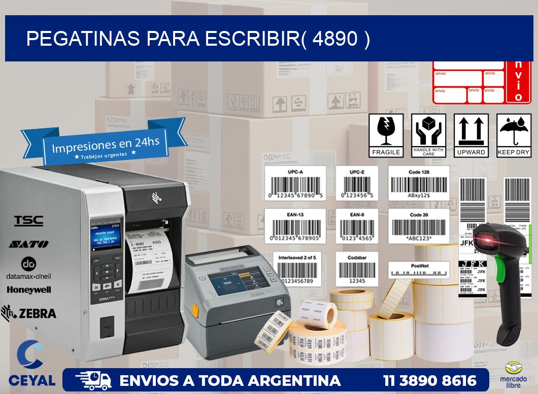 PEGATINAS PARA ESCRIBIR( 4890 )