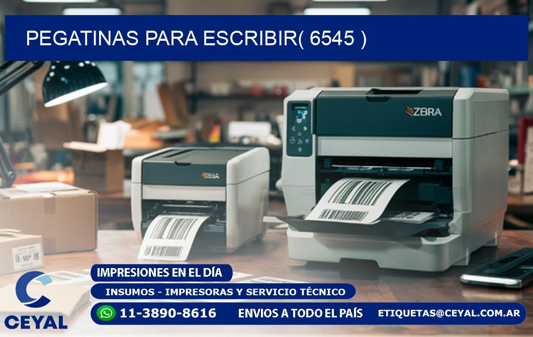 PEGATINAS PARA ESCRIBIR( 6545 )