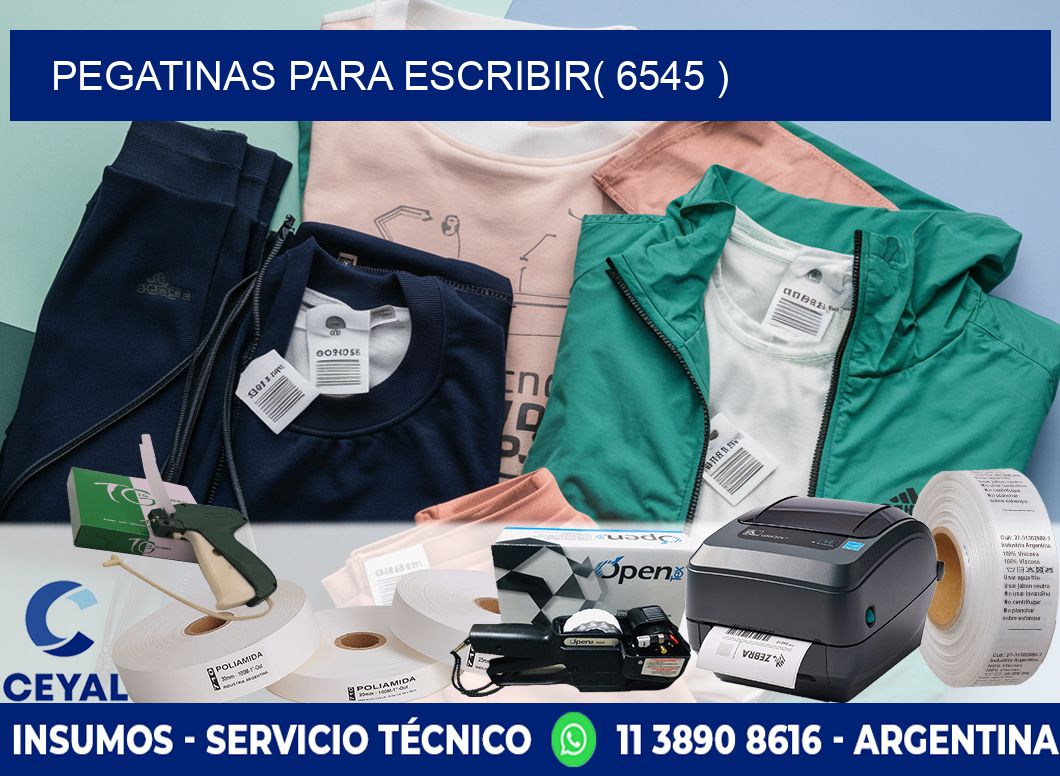 PEGATINAS PARA ESCRIBIR( 6545 )