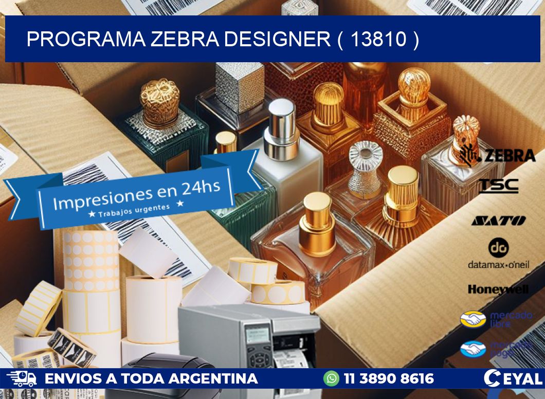 PROGRAMA ZEBRA DESIGNER ( 13810 )