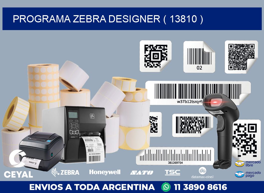 PROGRAMA ZEBRA DESIGNER ( 13810 )