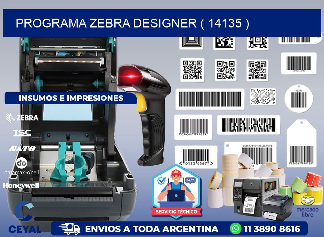 PROGRAMA ZEBRA DESIGNER ( 14135 )