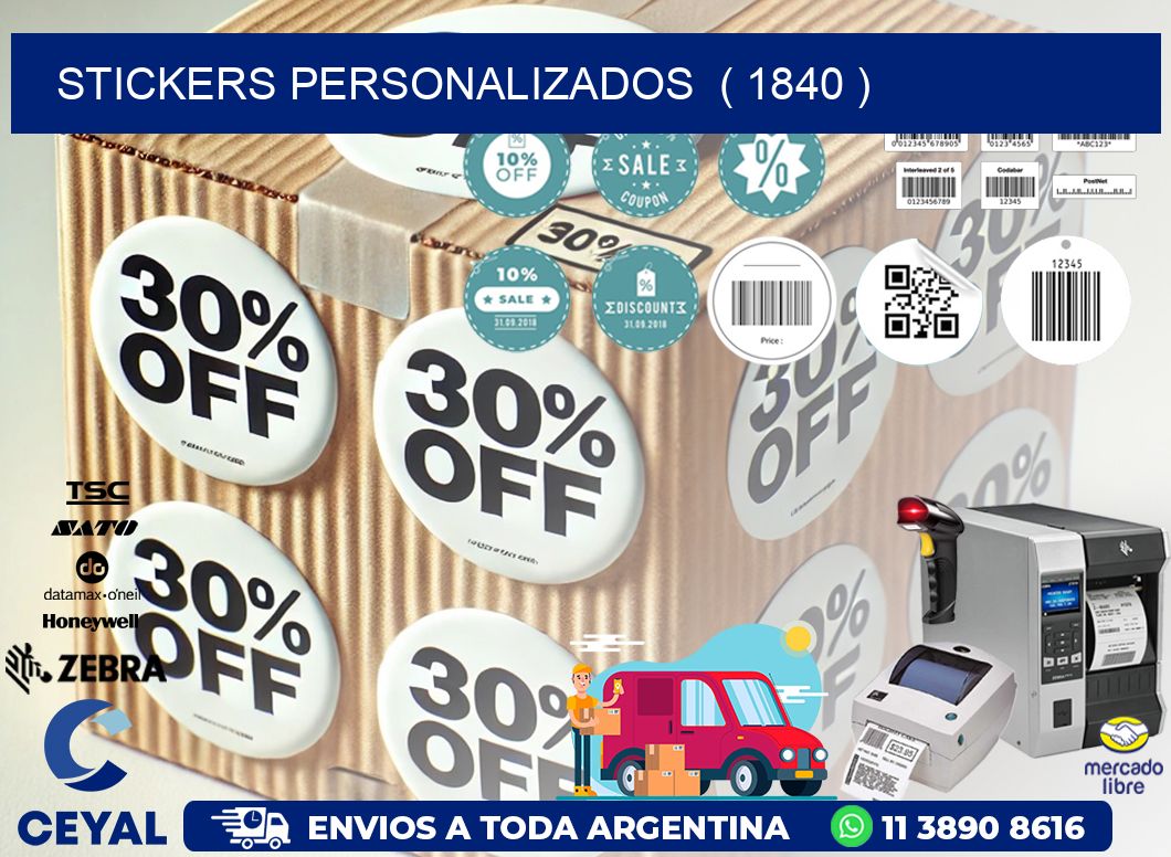 STICKERS PERSONALIZADOS  ( 1840 )