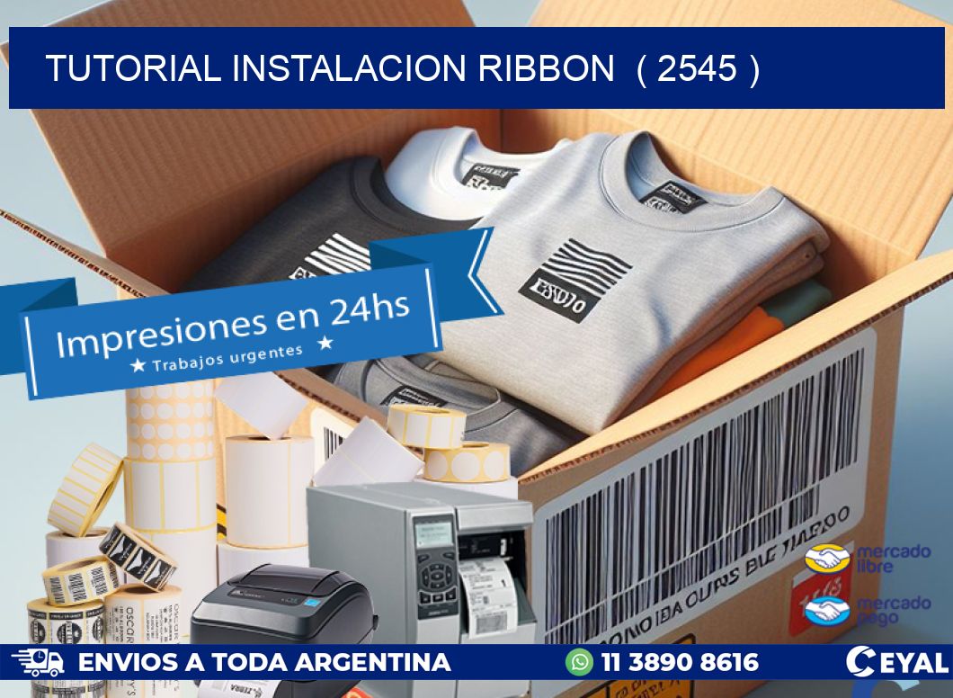 TUTORIAL INSTALACION RIBBON  ( 2545 )