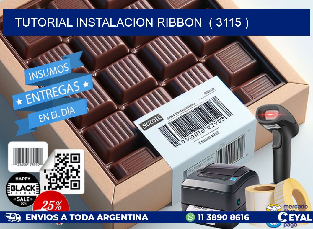 TUTORIAL INSTALACION RIBBON  ( 3115 )