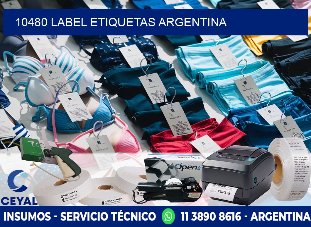 10480 LABEL ETIQUETAS ARGENTINA