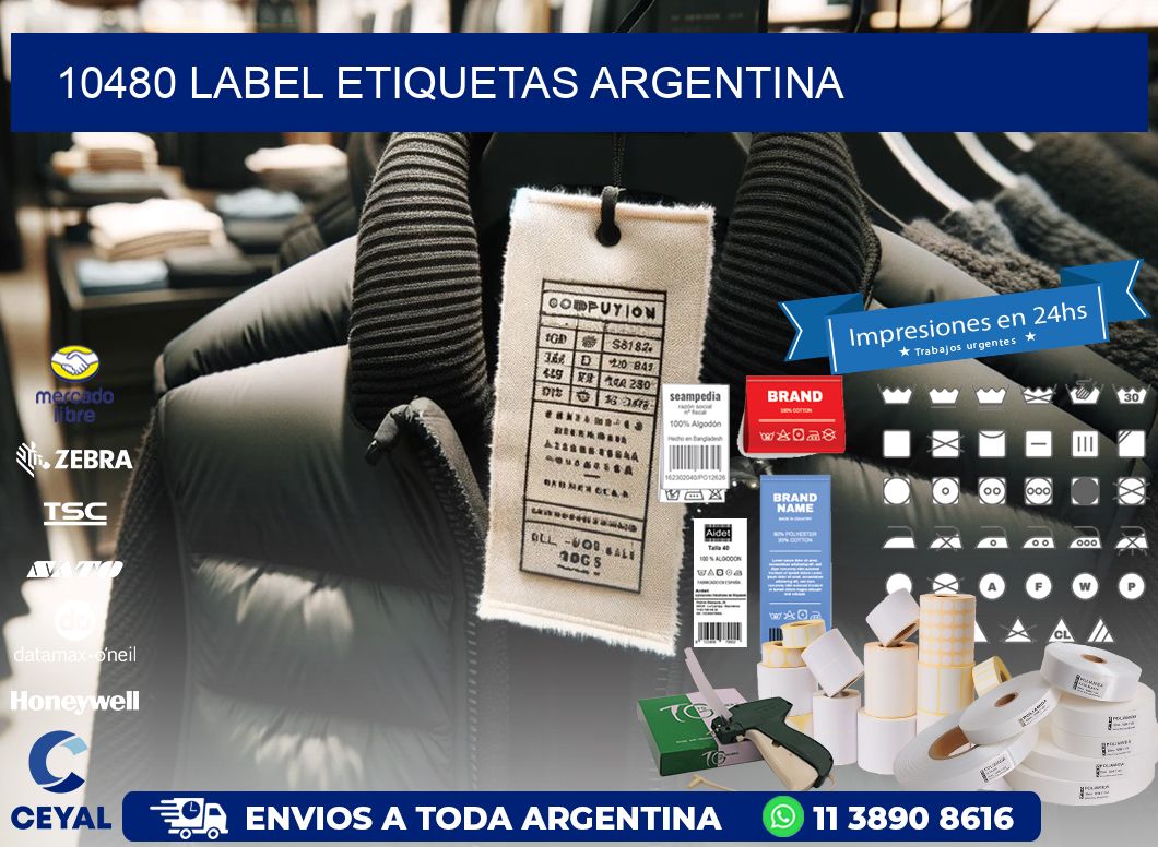 10480 LABEL ETIQUETAS ARGENTINA