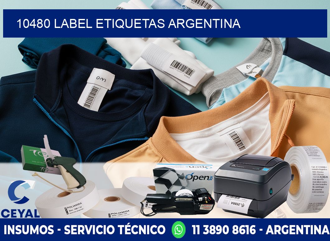 10480 LABEL ETIQUETAS ARGENTINA