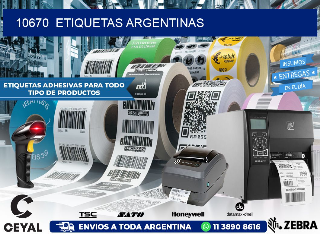 10670  ETIQUETAS ARGENTINAS