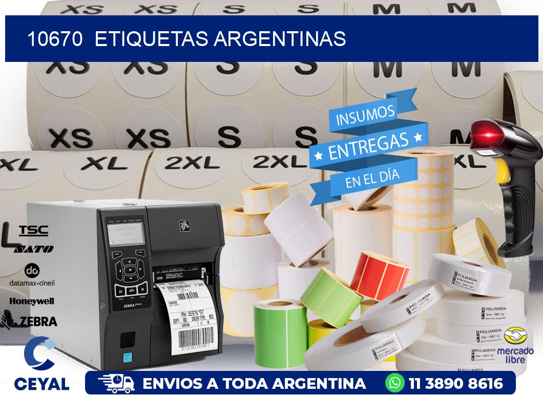 10670  ETIQUETAS ARGENTINAS