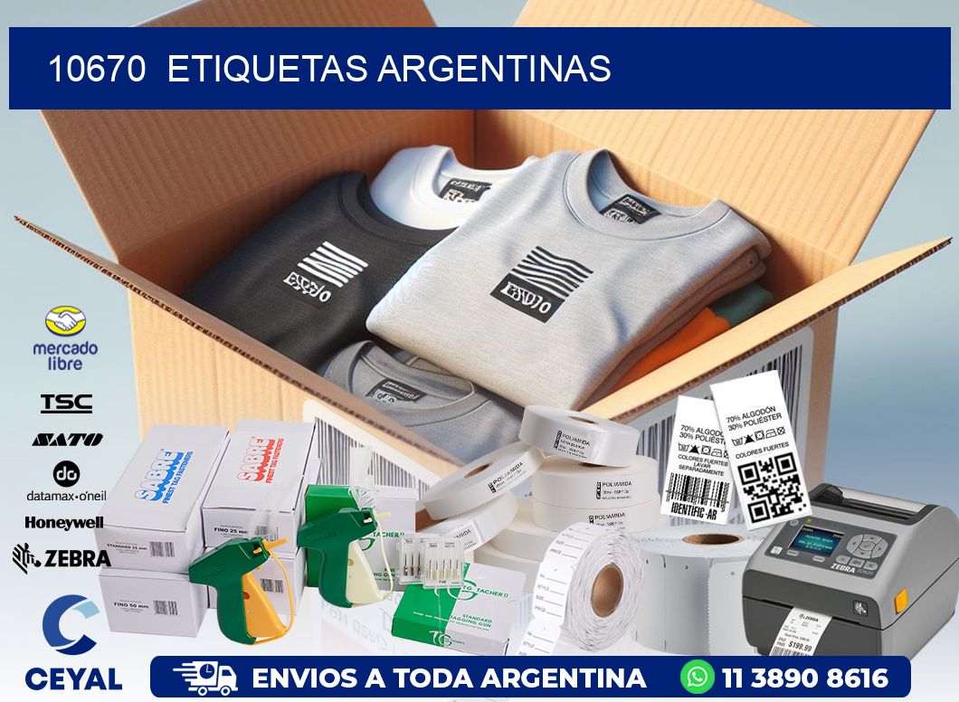 10670  ETIQUETAS ARGENTINAS