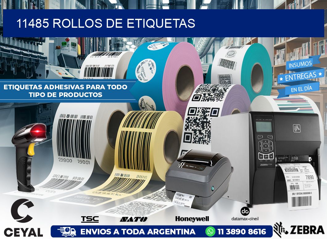 11485 ROLLOS DE ETIQUETAS