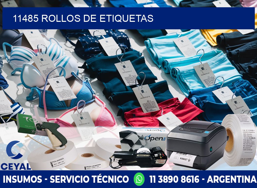 11485 ROLLOS DE ETIQUETAS