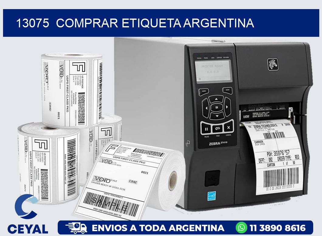 13075  COMPRAR ETIQUETA ARGENTINA