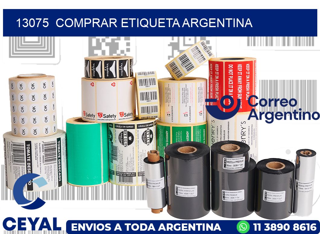 13075  COMPRAR ETIQUETA ARGENTINA