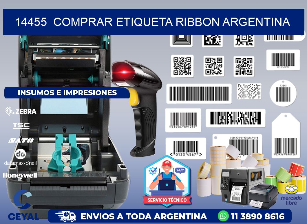 14455  COMPRAR ETIQUETA RIBBON ARGENTINA